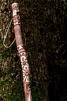 Handmade Hiking Stick - Photo by Richard Stewart